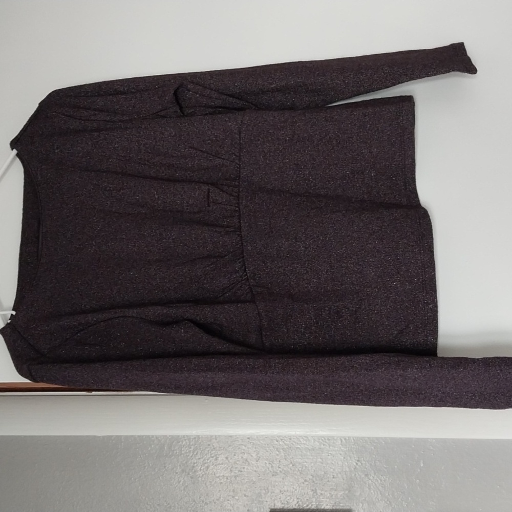 Banana Republic Deep Purple Shimmery Top